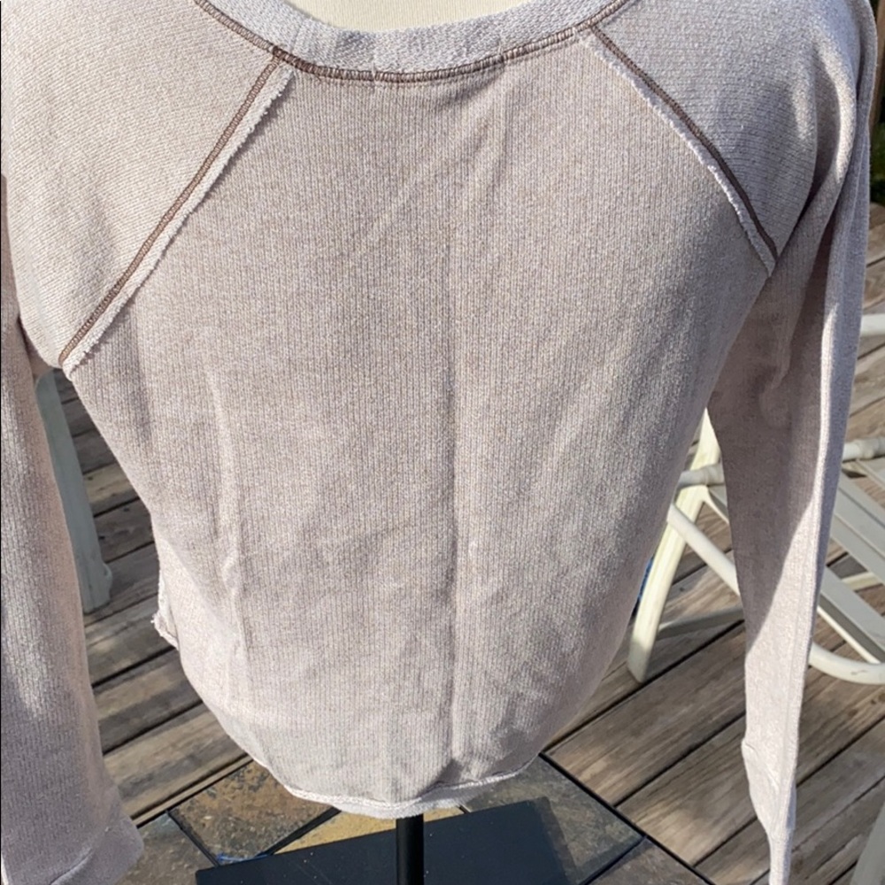 Rewind Aztec Pattern Cream Sweatshirt Large - Picture 3 of 4